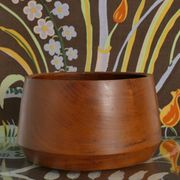 Mid-Century Modern Solid Teak Wood Bowl, Sweden