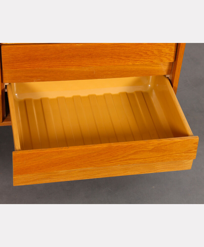 Vintage oak storage by Jiri Jiroutek, model U-458, 1960