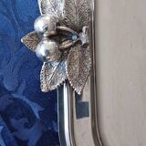 Silver metal tray