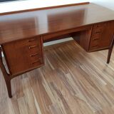 Scandinavian rosewood desk by Svend Aage Madsen