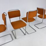 Set of 4 Mid-Century Gispen 101 Dining Chairs, 1940s