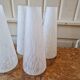 Set of 5 Opaline Tulips Clichy Speckled Glass