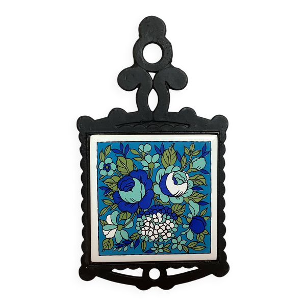 Dessous de plat théière bleu Japan