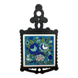 Blue teapot trivet Japan