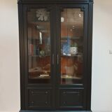 Showcase library cabinet of curiosities black Napoleon III