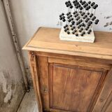 XL oak workshop sideboard with sliding doors from 1900