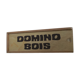 Old wooden dominoes game