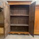 Old wardrobe, painted faux wood 19th century