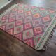 Handmade Indian Kilim 226x164cm