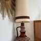 Vintage openwork ceramic lamp - 60s-70s - Fat Lava / Space style