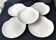 5 scallop shell-shaped plates in Limoges porcelain