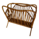 Rattan magazine rack