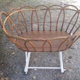Rattan cradle 60s