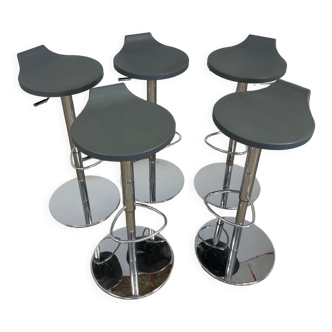 Swivel and adjustable Casala bar stools