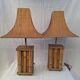 Paire de lampes pagode