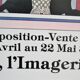 Original poster exhibition fashion and good tone stencils Paris 1986