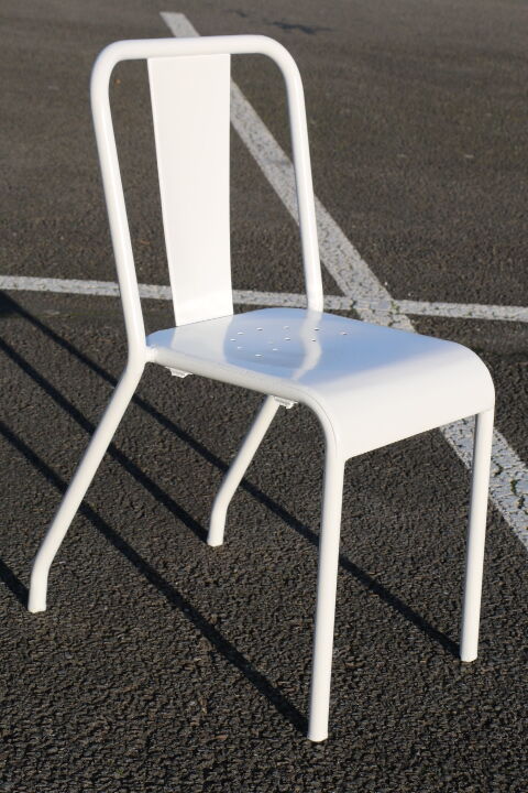 4 Tolix chairs by designer Xavier Pauchard model T37 1950