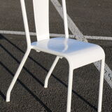 4 Tolix chairs by designer Xavier Pauchard model T37 1950