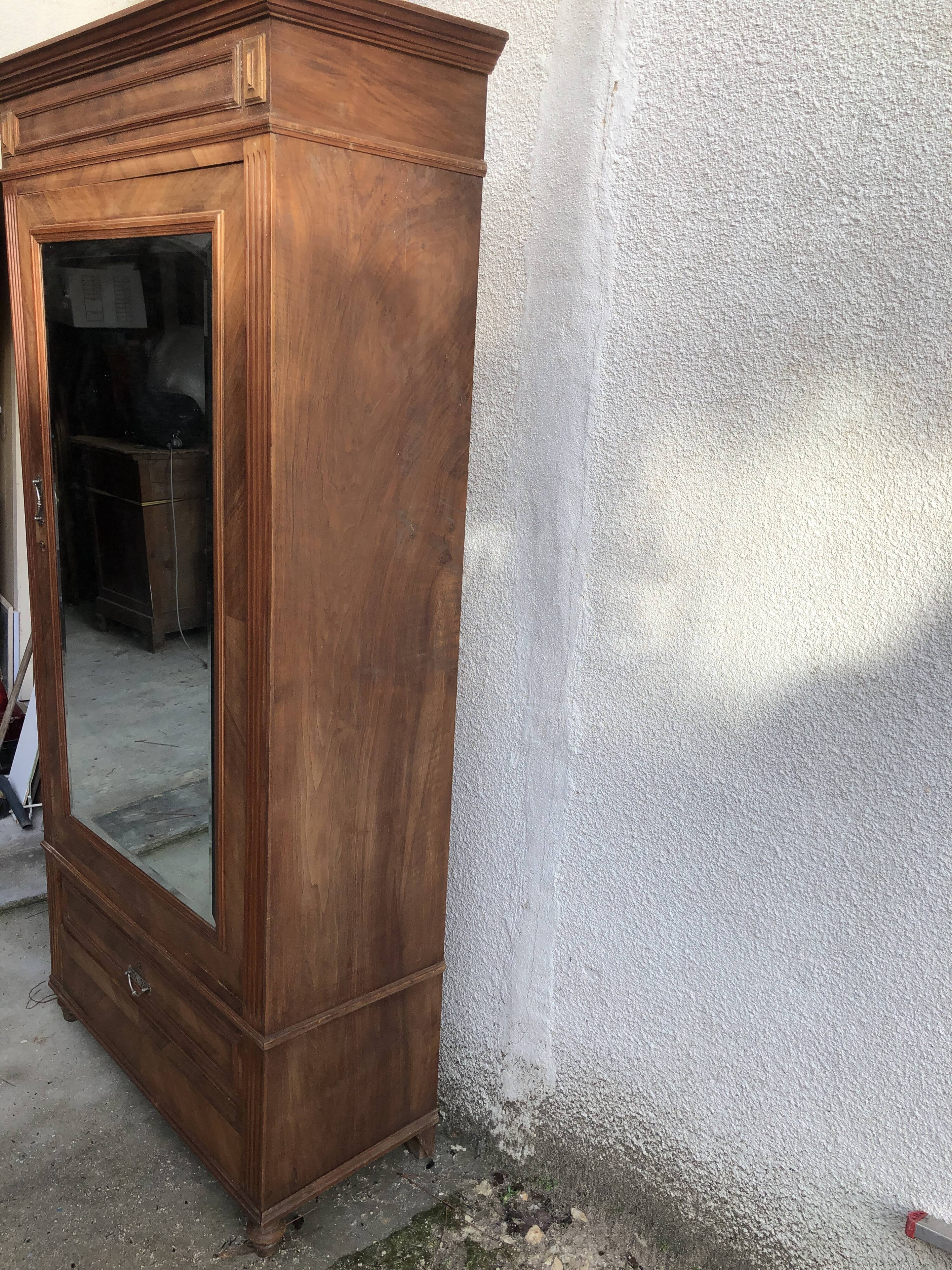Parisian cupboard with mirror