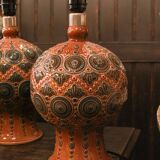 3 vintage Lladró porcelain table lamp bases