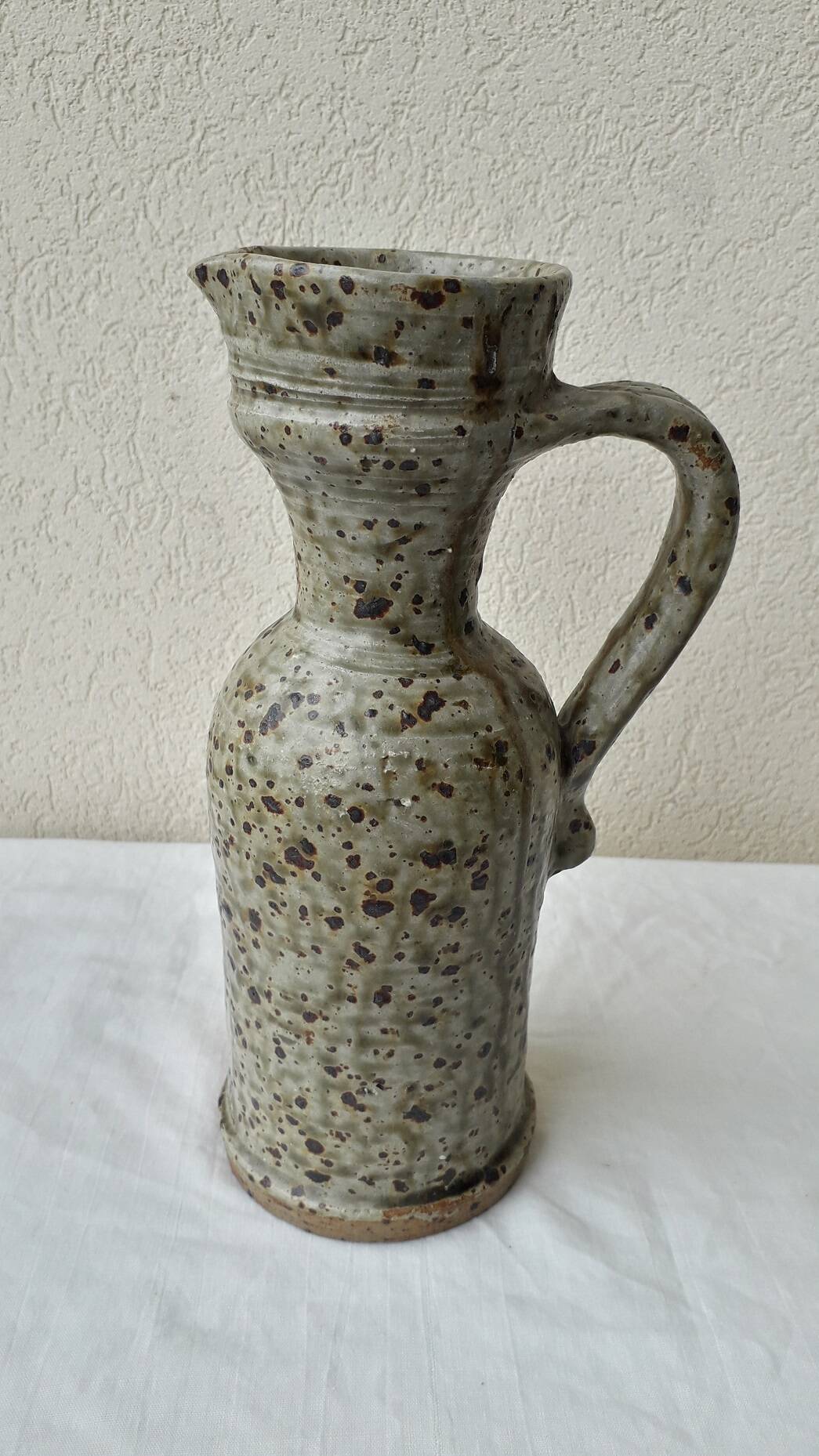 Pyrite stoneware pitcher