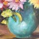 Peinture sur carton entoilé