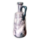 Vintage cracked ceramic bottle vase