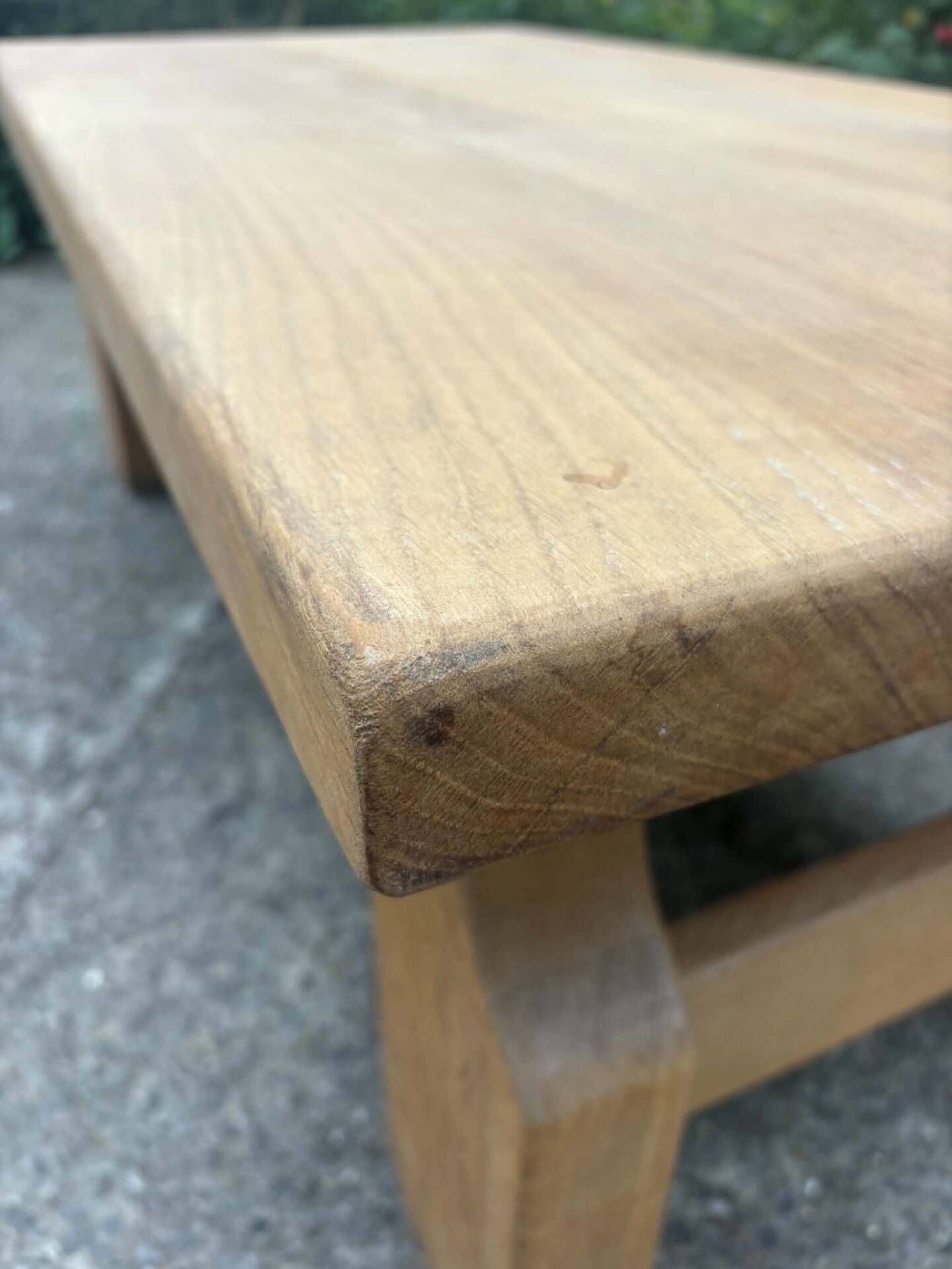 Wooden coffee table