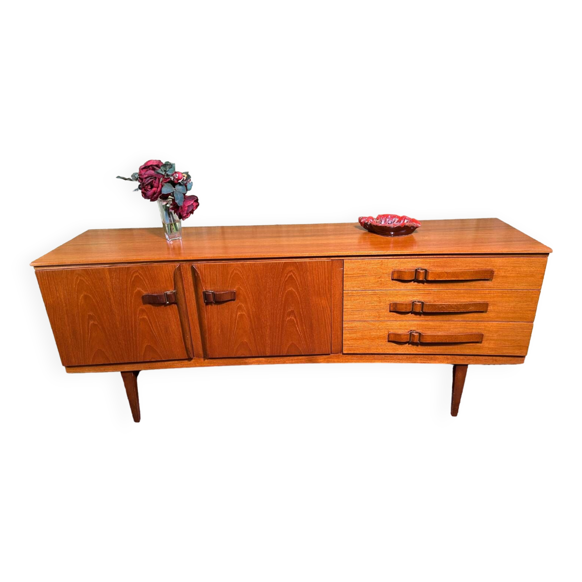 Mid century retro vintage teak sideboard by Beautility 1960