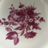 7 porcelain plates from limoges, bernardaud