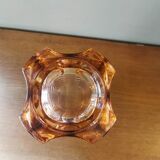 Vintage pink glass vase