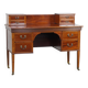 Bureau anglais de style Empire avec marqueterie de bois, XIXe siècle