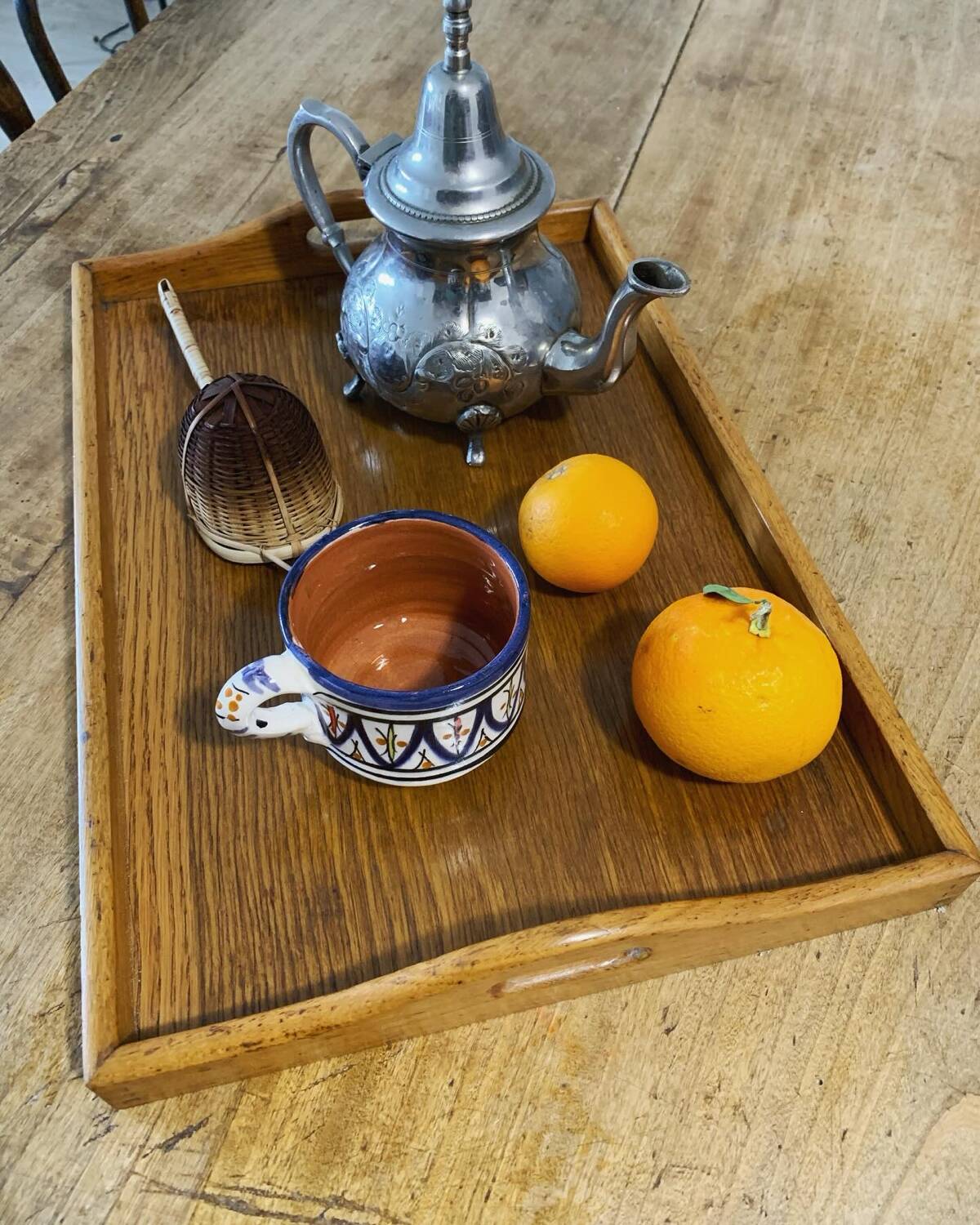 Vintage wooden tray