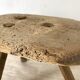 Brutalist tripod farm stool