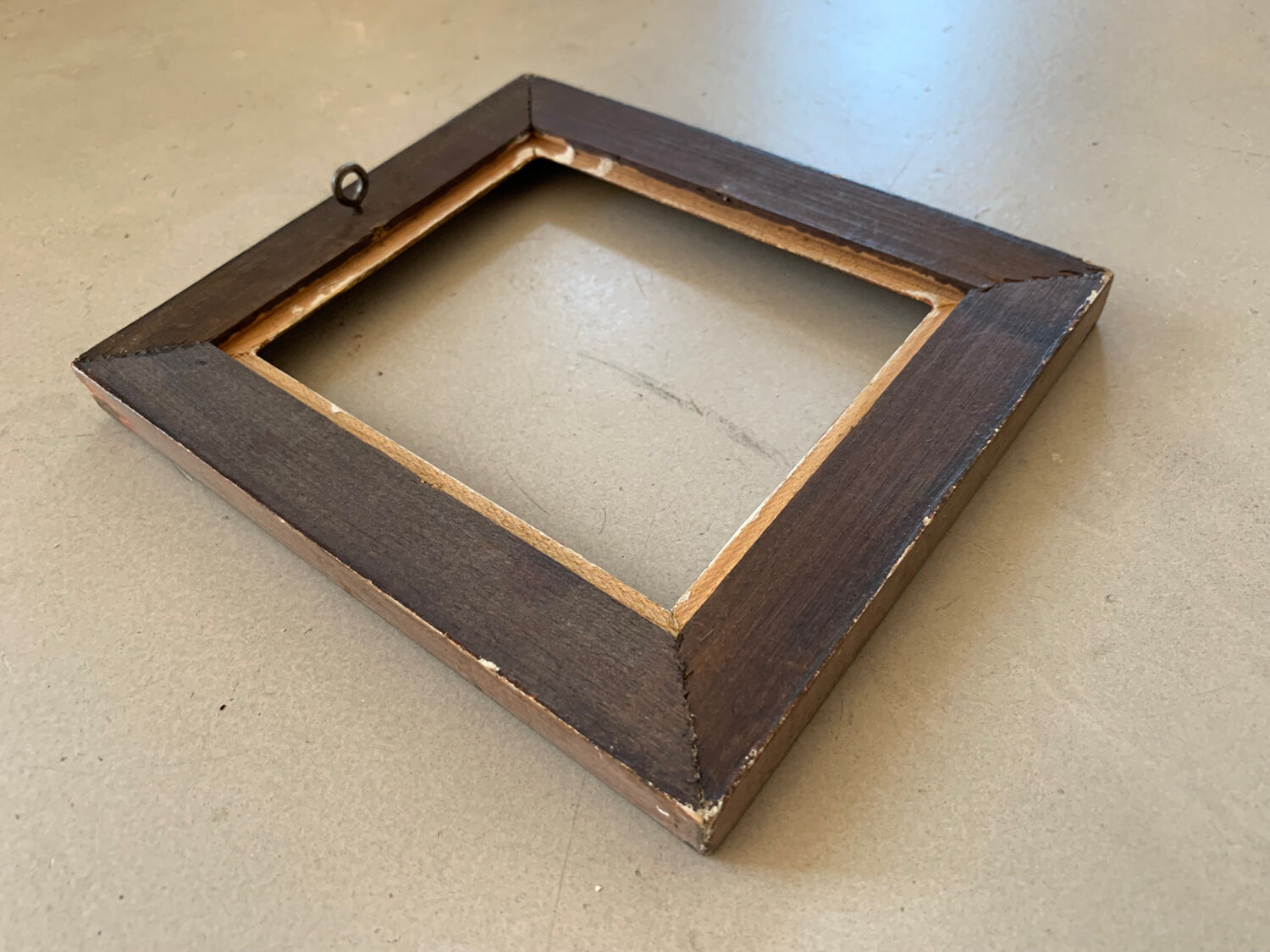 Small old oriental golden frame
