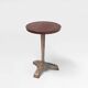 Table de bistro Louis Vuitton pour Rex avec plateau en bakélite, France, années 1930