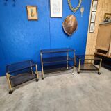 Ensemble console étagère et table basse Erard France vers 1970