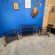 Ensemble console étagère et table basse Erard France vers 1970