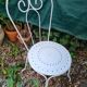 Garden furniture white wrought iron