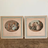 Lot gravures anciennes A.Suntach