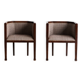Pair of Art Deco armchairs, Dutch design, 1920s