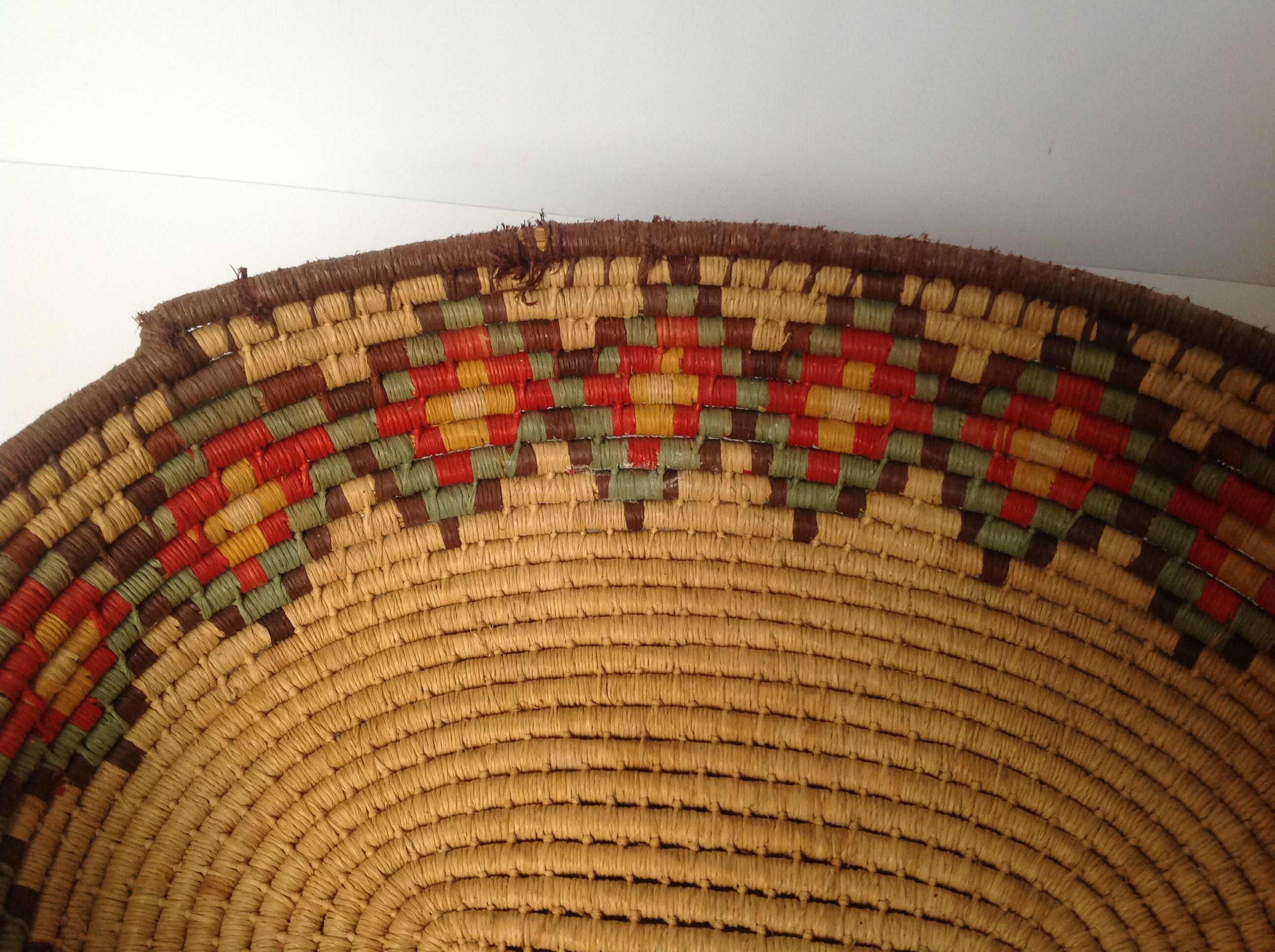 Vintage ethnic basket