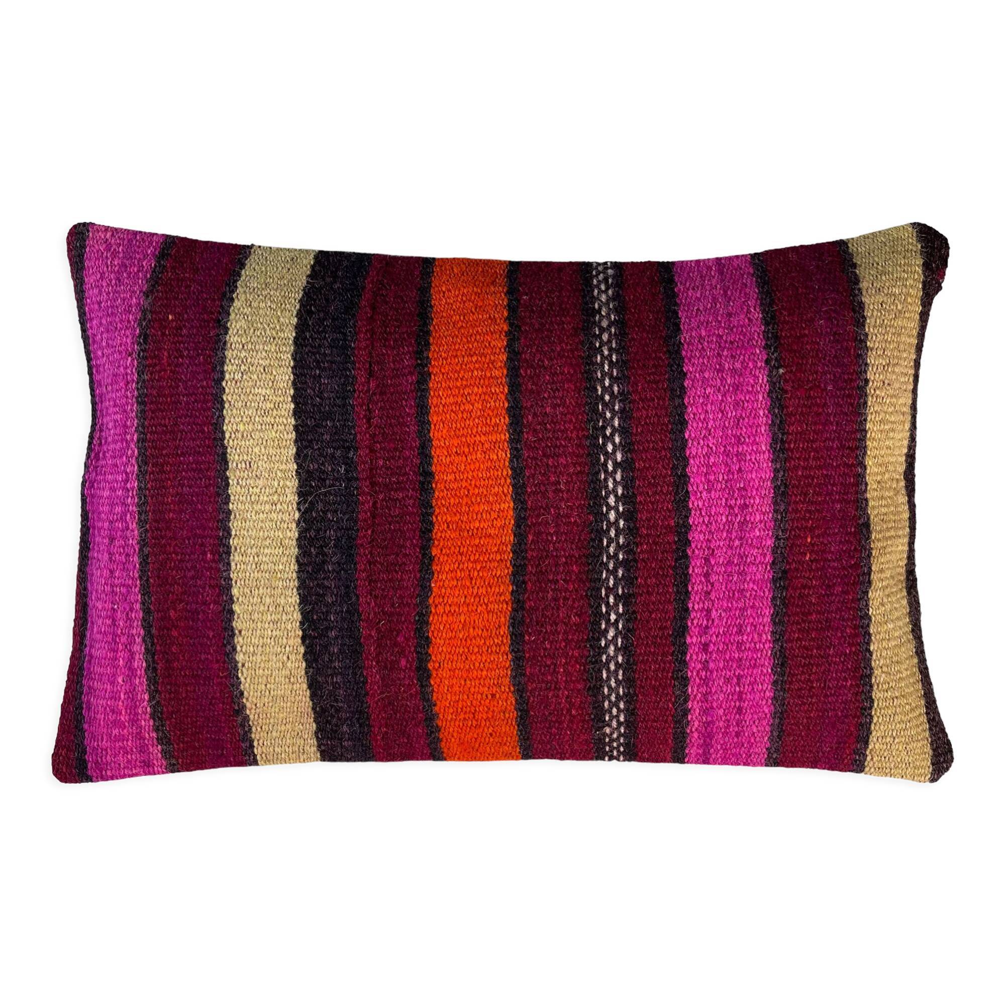 Vintage turkish handmade cushion cover , 30 x 50 cm