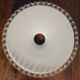 White opaline lampshade with a scalloped edge Ø 25.5 cm, first half of the 20th century.