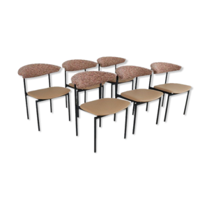 Ensemble de 6 chaises de salle