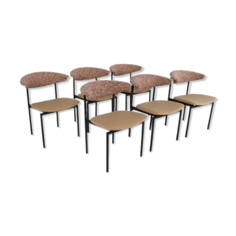 Set of 6 dining chairs Rudolf Wolf Alpha