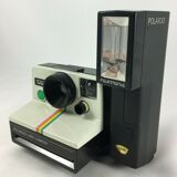 Polaroid 1000 land camera et flash polatronic polaroid avec adaptateur