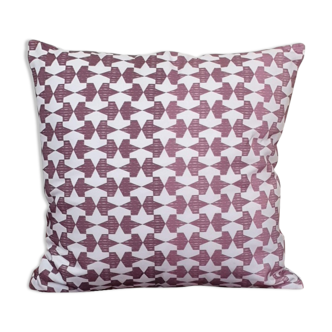 Housse de coussin Topkapi blan /mauve - 50 x 50