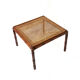 Mid century faux bamboo and rattan side table, 1960s