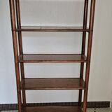 Vintage bamboo shelf 148cm